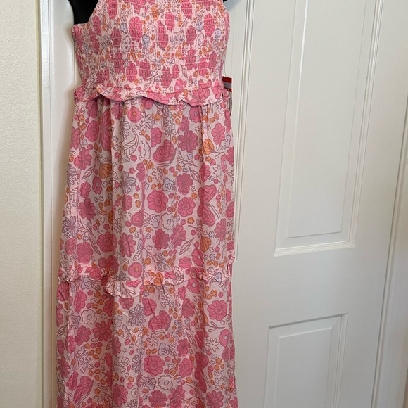CAT and Jack Pink Floral Sundress Size XL Girls NWT - Picture 4 of 12